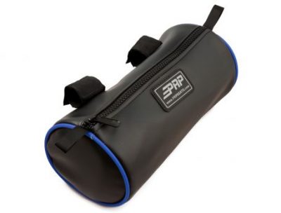 PRP’s Buggy Bag is made of durable, vinyl coated nylon with colored piping and measures 7” Diameter x 13” Long.BuggyBag_Blue-456x347