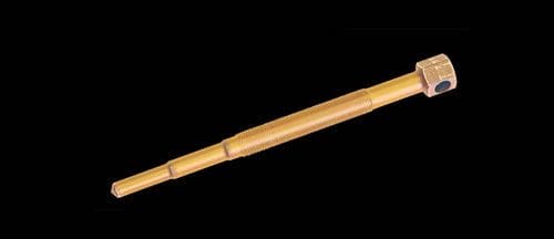 A bamboo stick is shown with black background.